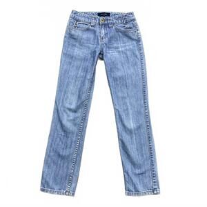 Vintage Bossini Jeans Light Wash Studded Bootcut Women's Sz 24 Y2K 2000s Denim